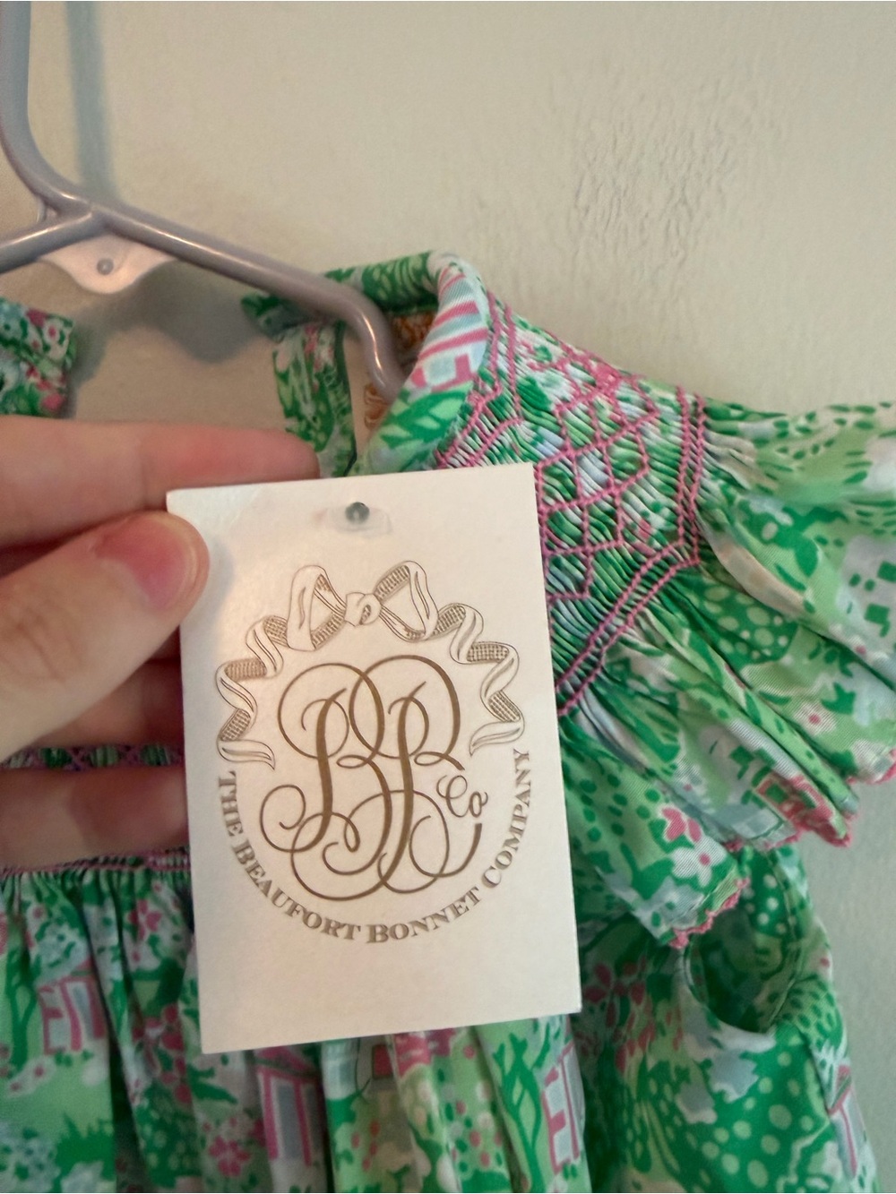 The Beaufort Bonnet Company Belmont Blooms Smocked Dress - Picture 3 of 4